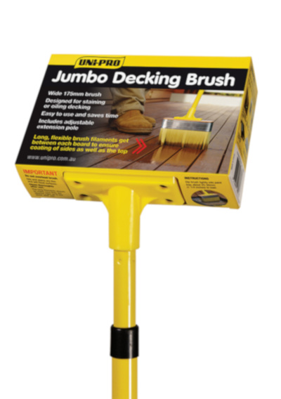 Jumbo Deck &Stain Brush (175mm, Head Only)