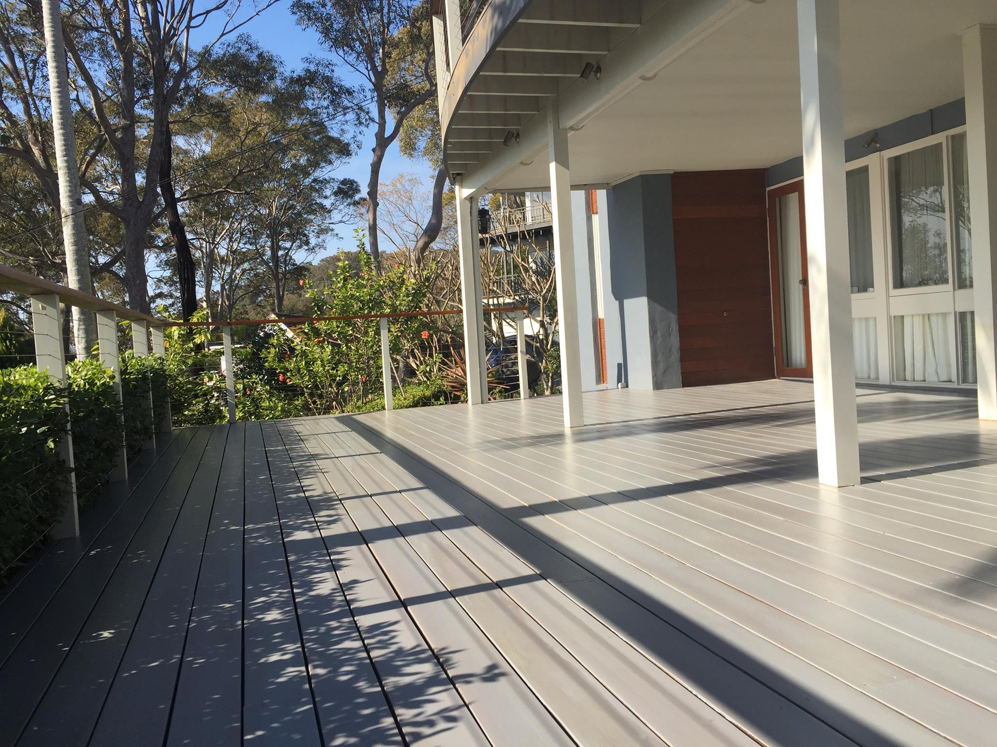 Aqualis H2Oil Timber - Weathered Grey on Spotted Gum - Sydney