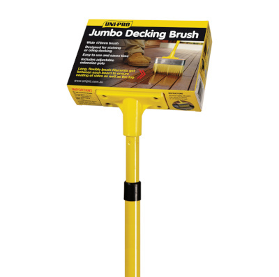 Jumbo Decking Brush (with adjustable pole)